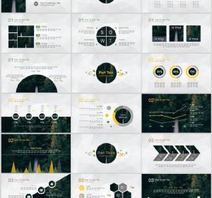 Forest Background PowerPoint Template