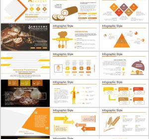 High Quality Food Theme PowerPoint Templates