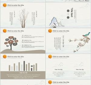 New Chinese Style PowerPoint Templates