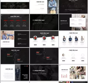 High end brand business PowerPoint templates