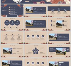 Beautiful! Classical Chinese style PowerPoint templates!