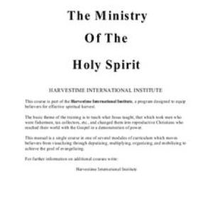 The Ministry Of The Holy Spirit - A totally free bible