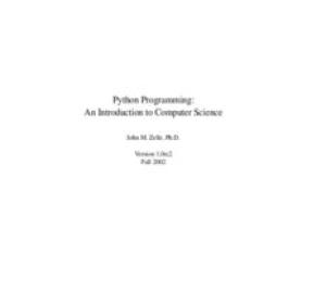 Python Programming: An Introduction to Computer Science