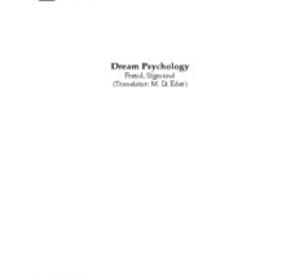 Dream Psychology by Sigmund Freud