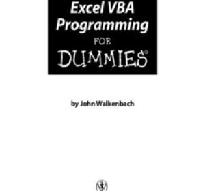 Excel VBA Programming For Dummies