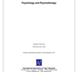 Yoga and Psychology and Psychotherapy - Centre for Yoga Studies